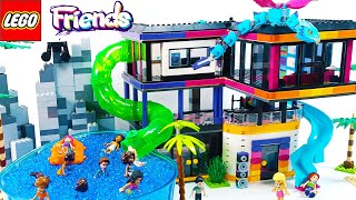 Lego Friends Holiday Party Resort Giant Swimming Pool And Amazing Slides