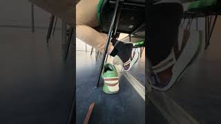 Boy Shoeplay During A Lecture