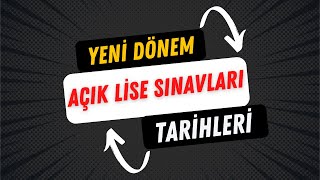 Açık Lisede 1 Yılda Kaç Sınav Olur?