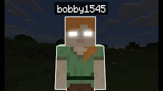 Пугаю Школьников Скином Bobby1545! 😡 Он Существует? Minecraft Creepypasta: Bobby 1545  Trolling