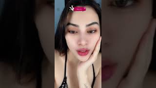 Bigo Live Baby Angela Lingerie Hitam