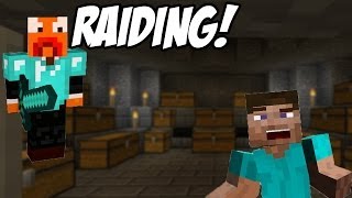 Minecraft Raiding:The Villagers!