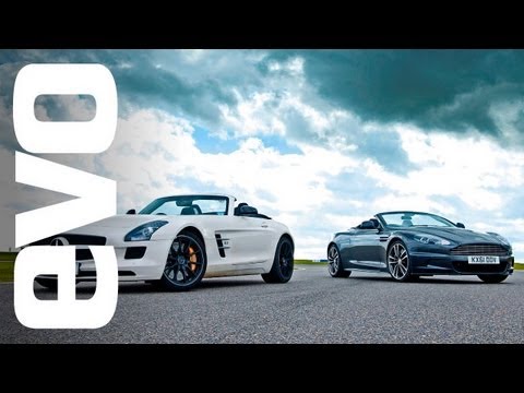 Tiff Needell track battle: Aston Martin DBS Volante v Mercedes SLS AMG Roadster
