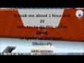 Video Building my Halo Emblem in Minecraft