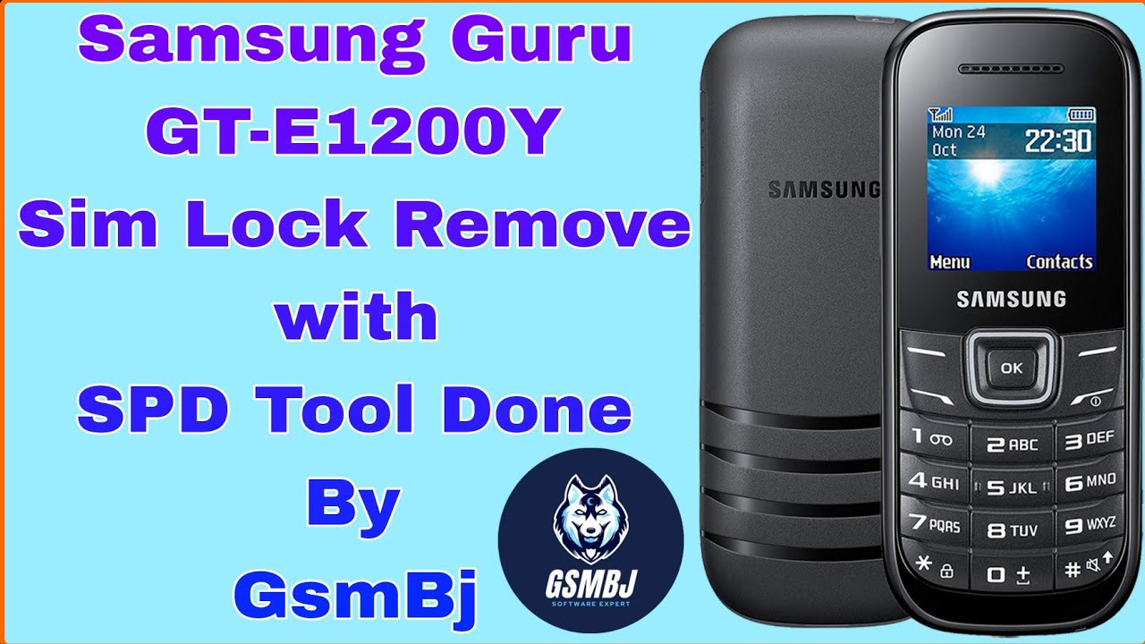 Samsung Guru GT-E1200Y Sim Lock Remove with SPD Tool Samsung Guru GT-E1200Y Sim Lock Remove with SPD Tool