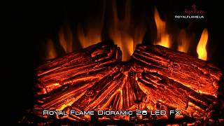 Semineu electric Royal Flame Dioramic 28 LED FX