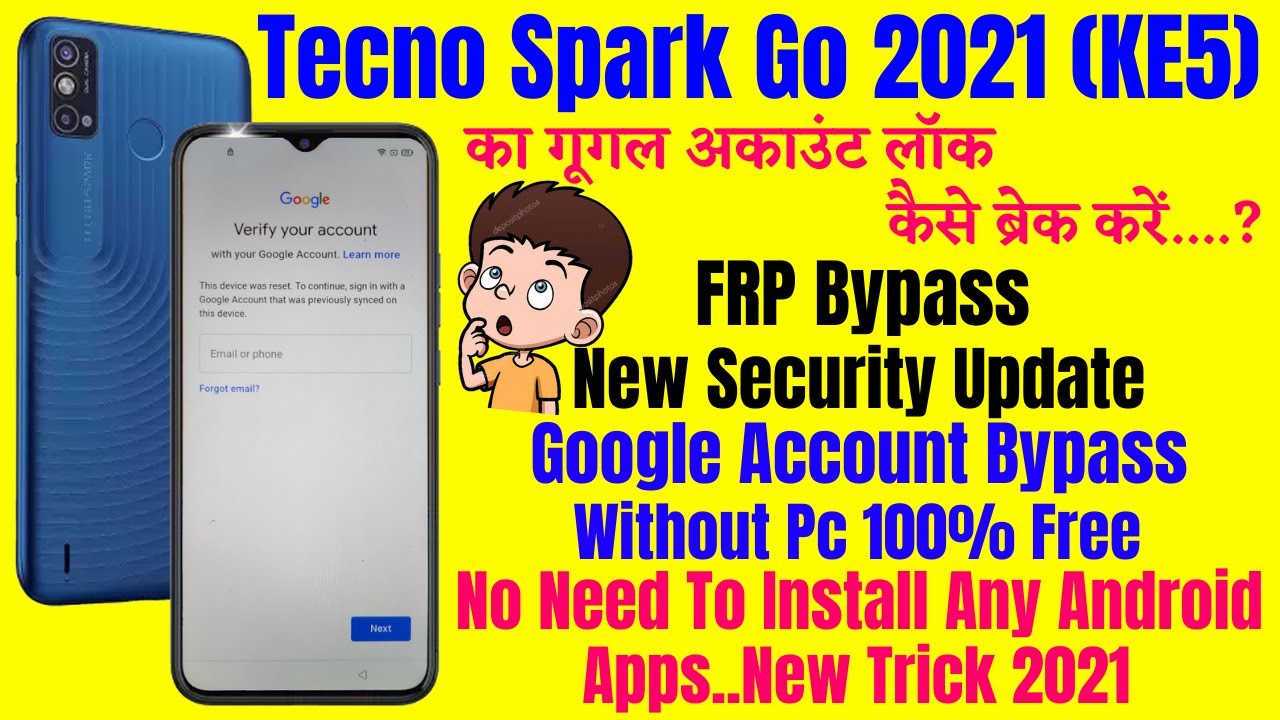 Tecno Spark Go 2021 (KE5) FRP Bypass New Trick ll Google Tecno Spark Go 2021 (KE5) FRP Bypass New Trick ll Google