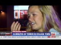 Ten minutes of terror in college town