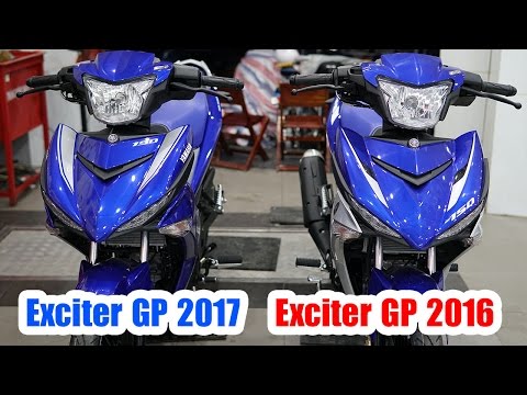 Yamaha Exciter 150 GP 2017 vs Exciter 150 GP 2016 ▶ So sánh tổng quan!