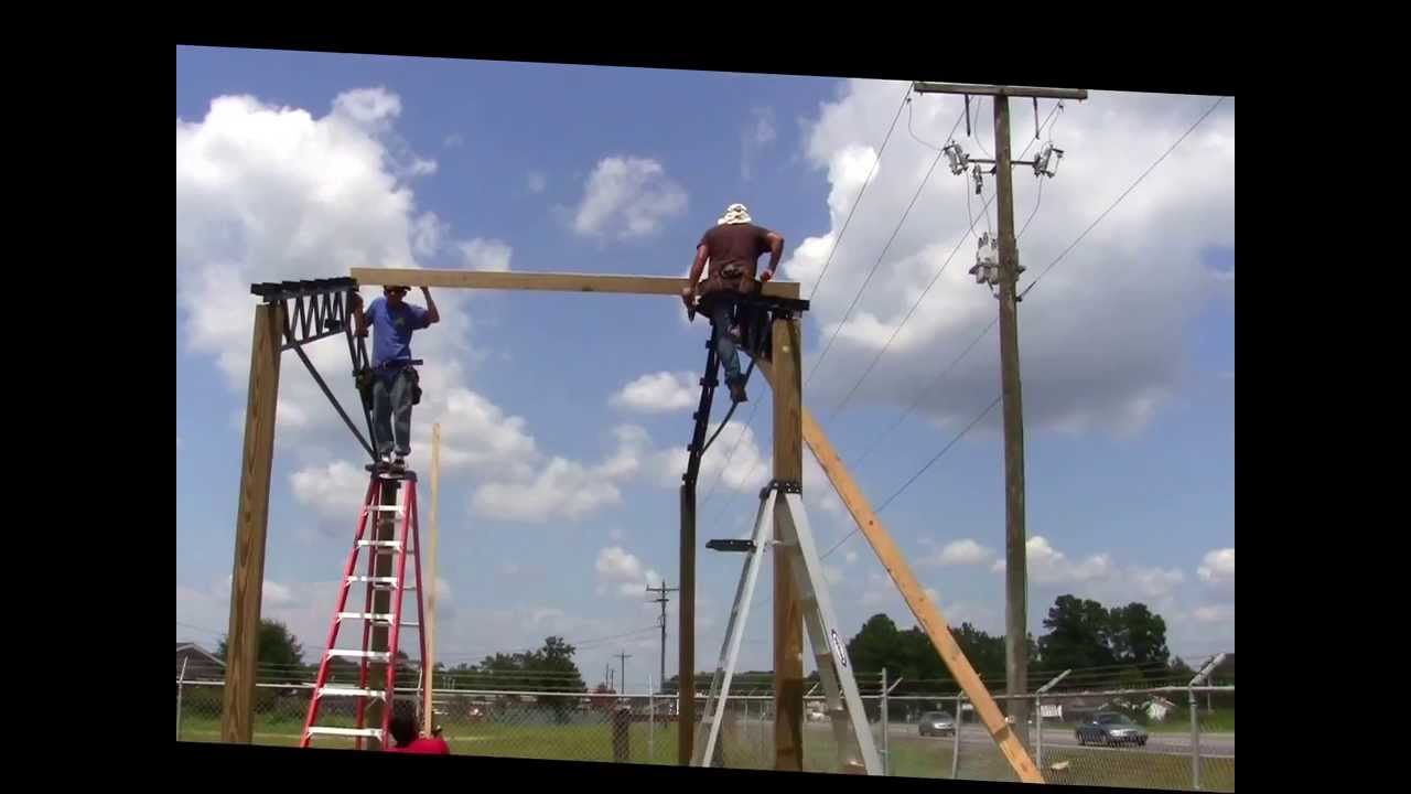 20x40x12 Steel Truss Pole Barn Part 2 How We Install 