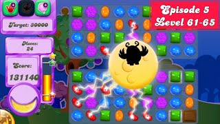 Candy Crush Saga - Dreamworld E5 Level 61-65 Full Gameplay