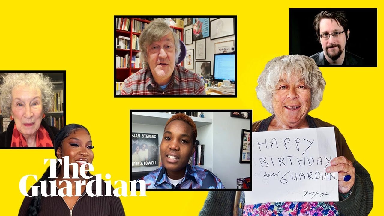 The Guardian at 200: birthday messages from famous faces