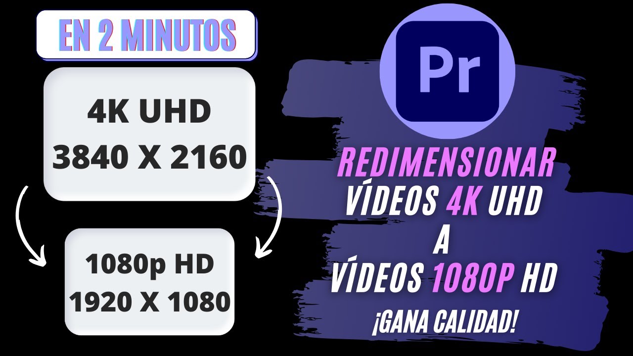 Tutorial: cómo reescalar videos 4K UHD a 1080 FHD