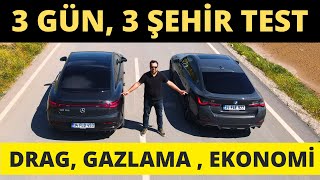 BMW i4 vs Mercedes EQE - 3 gün süren TEST ( İstanbul - Uçmakdere - Gelibolu - As