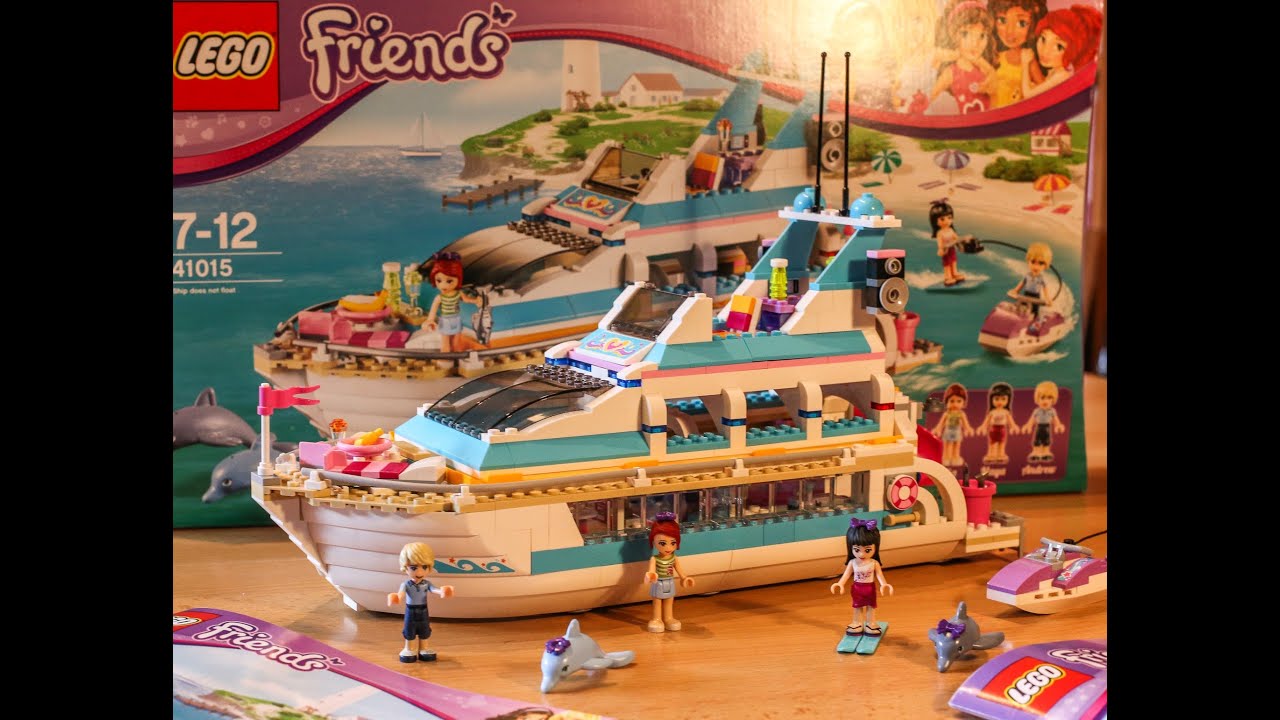 Test Yacht / Dolphin Cruiser (LEGO Friends Set 41015) - YouTube