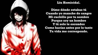 Jeff The Killer Vs Homicidal Liu Evil Rap Battles Kronno Y Cyclo Letra Y Descarga