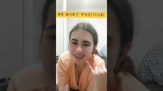Girl Belly Play Positive Yourself