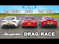 Supra DRAG RACE: 3.0 v 2.0 v Mk4!