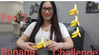 BANANA EATING CHALLENGE WITHOUT HOLDING:PART 2:Igorota Life in America 🇺🇸 Denver