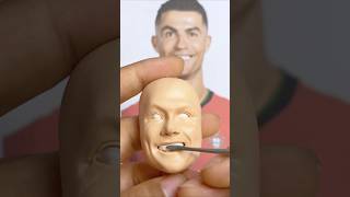 Sculpt Clay To Cristiano Ronaldo - Football Star Statue Art - Figure Bobblehead