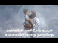 கண்ணின் மணி போல கடவுள் காக்கையில் // Kannin mani pola Kadavul kakkaiyil Tamil Christian song lyrics