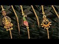 Latest Gold plated Mogappu chain designs || side pendent chain || Mangalsutra chain collection