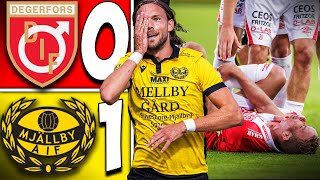 Degerfors 0-1 Mjällby Highlights Allsvenskan 2025