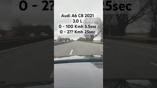 Audi A6 C8 2021 Top Speed German Autobahn