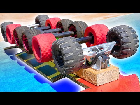 ALL-TERRAIN CENTIPEDE SKATEBOARD?!