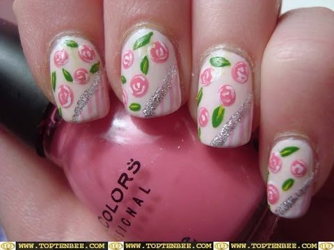 decoraciones de uñas animal print rosa