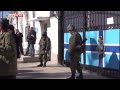 Жители Севастополя сорвали вывеску со здания штаба ВМС Украины!