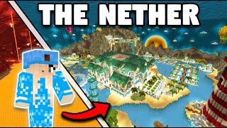 I Transformed The Nether Into An Ocean Megabuild In My Minecraft Forever World