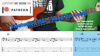 Fleetwood Mac - Keep On Going (Bass Cover With Tabs)