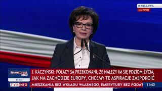 Marszałek Sejmu Elżbieta Witek My Nigdy Nie Będziemy Oszczędzać Na Rodzinie Całe Wystąpienie