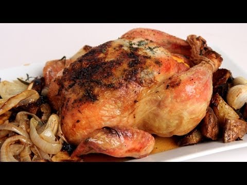 VIDEO : whole roast chicken recipe - laura vitale - laura in the kitchen episode 302 - to get this completeto get this completerecipewith instructions and measurements, check out my website: http://www.laurainthekitchen.com official ...