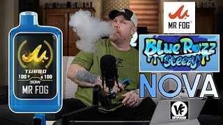 Mr Fog Nova Blue Razz Steezy Series