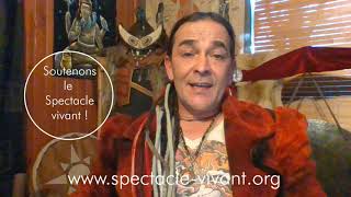 Fred Ange - Message de soutien aux jeunes artistes du spectacle vivant