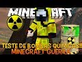 Minecraft Guerra 5 Teste de Bombas Químicas!! - Drops