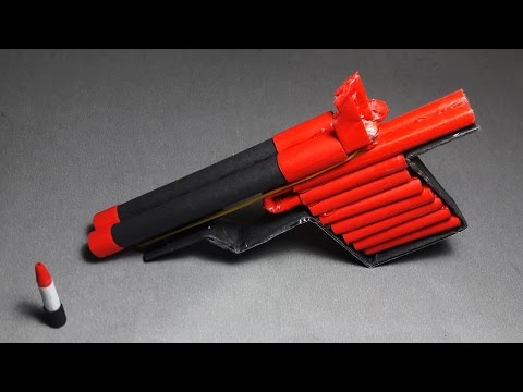 How to make a paper gun shoots как сделать