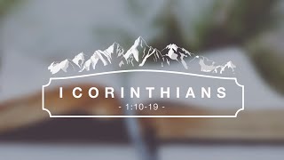 Dealing with Division - 1 Corinthians 1:10-19 - Paul Caughill