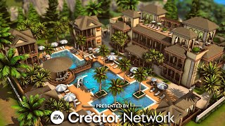 Mega Resort Paradisíaco No Cc - The Sims 4 Novas Aventuras