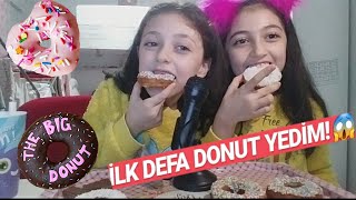 İlk Defa Donut Yedi̇m Ev Yapimi Donut Donuts Ecri̇n Vs Bade