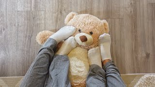 Crushing The Teddy Bear With Jess