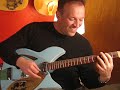 Billy D Light demonstrates a Rickenbacker 330 Blue Boy thru a Vox Night Train