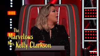 Kelly Clarkson Brings The Laughs In 39 The Voice 39 Montage Exclusive Kelly Clarkson Brings The Laughs In 39 The Voice 39 Montage Exclusive