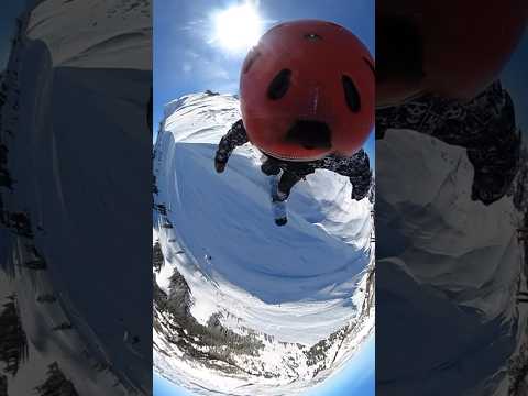 SNOWBOARDING AVALANCHE PRONE TERRAIN  #SNOWBOARDING #GOPROMAX360