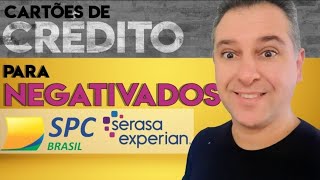 💳 CARTÕES DE CRÉDITO PARA NEGATIVADOS NO SPC/SERASA, MEU PAG E SANTANDER, estes parcelam. Video 2
