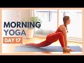 DAY 17: CENTER - 10 min Morning Yoga Stretch – Flexible Body Yoga Challenge