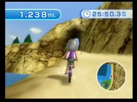 Wii fit plus free ride balloons map