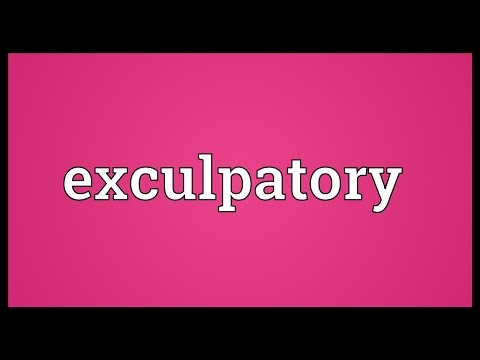 Header of exculpatory